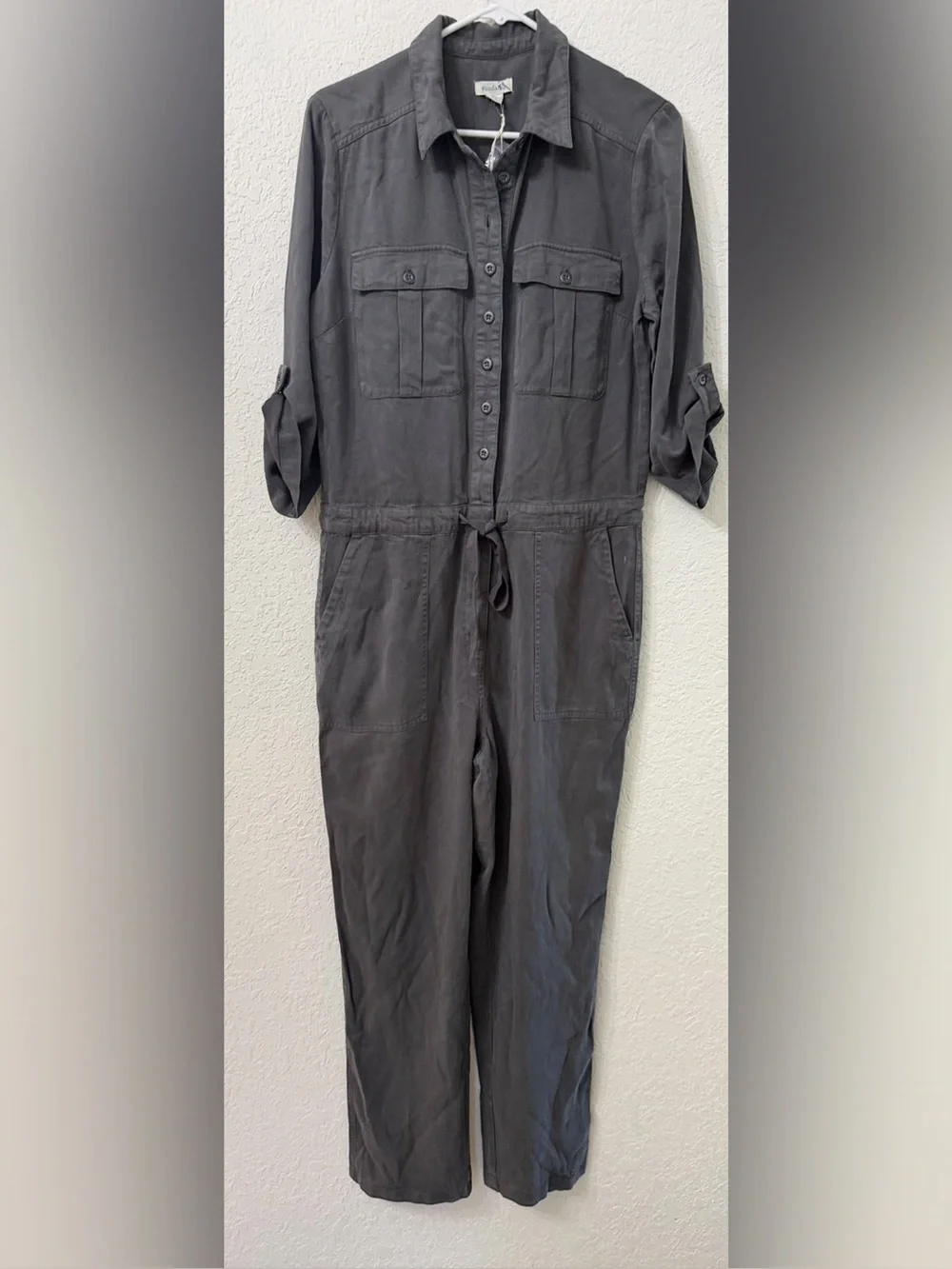 NWT - Sundance All Roads Jumpsuit in Graphite - M